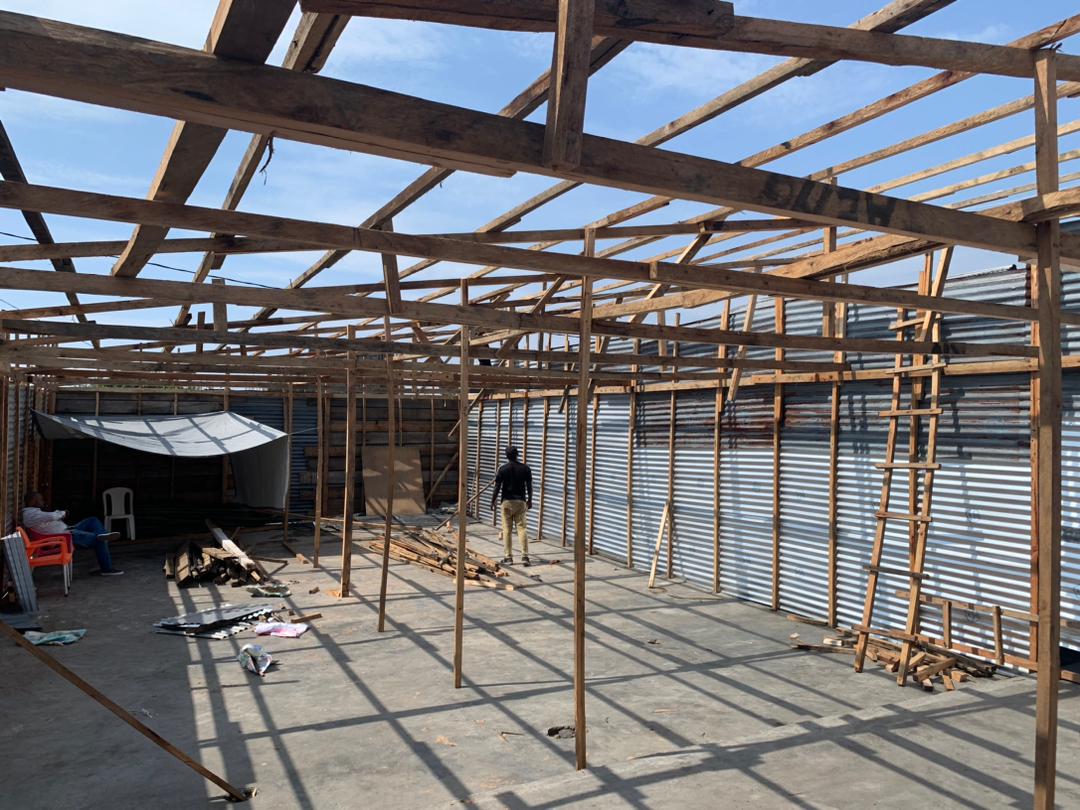 Construction de l'église